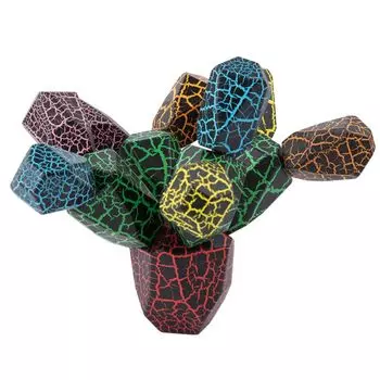 Gatoer 3D Puzzle 3D Puzzle Wooden Puzzle DIY Craft Toy Cactus Puzzle Educational Toy Children Adults Gift