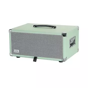 GATOR Rack Case Vintage Amp Style Retro Rack Series 4U Seafoam Green GR-RETRORACK-4SG (Mounting screws/washers included) []