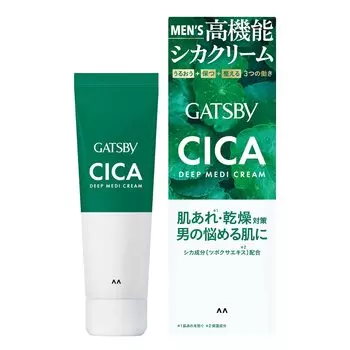 GATSBY Deep Medi Cream Cica Cream содержит увлажняющий крем Cica Skin 55 г [японские ингредиенты] [Rough Care] (х 1)