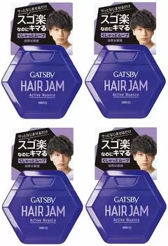 Gatsby Hair Jam Active Nuance 110 мл x 4 шт.