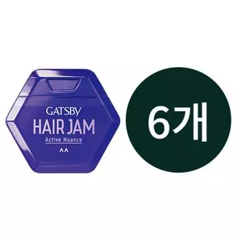 Gatsby Hair Jam Tight Nuance, 6 pieces