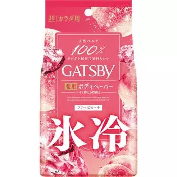 Gatsby Ice Дезодорант для тела Бумага Freeze Peach Эконом Тип 30 Листов