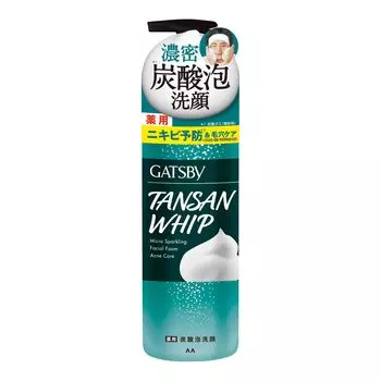 GATSBY Micro Sparkling Foam Face Wash Care Уход за кожей с акне Плотная пена для умывания лица Уход за кожей с акне 200 г [Квази-лекарство] [Мужская профилактика]