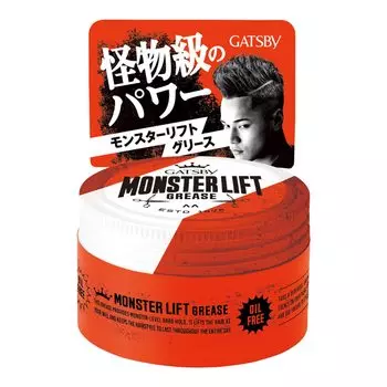 GATSBY Monster Lift Grease Смазка Strong Lifting 100 г [Hair Men s Hard]