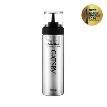 Gatsby Пена для укладки волос Super Hard Styling Foam 185 г, корейские средства для волос