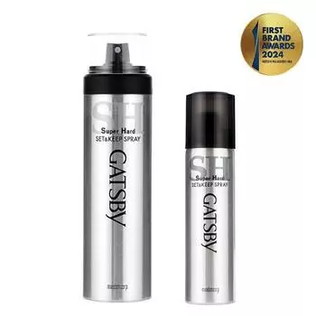 Gatsby Set & Keep Братья-спрей (основной продукт 263 мл + 67 мл дополнительный подарок),Корейские средства для волос