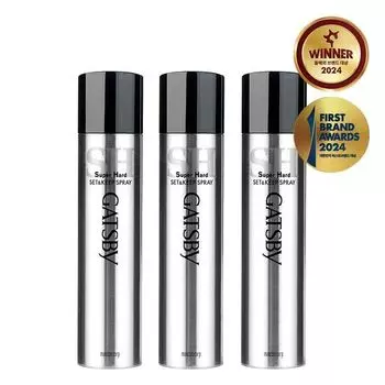 Gatsby Set & Keep Super Hard Spray Большая емкость Тройной план (300млX3)