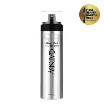 Gatsby Set & Keep Super Hard спрей 263 мл (Обычный), Корейская мужская популярная косметика