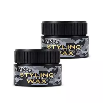 Gatsby Styling Wax Ultra Hard 80gX2, 80g, 2, лучшие мужские средства для волос в Корее