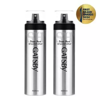 Gatsby Super Hard Set & Keep Spray 263 мл+263 мл,Корейские средства для волос