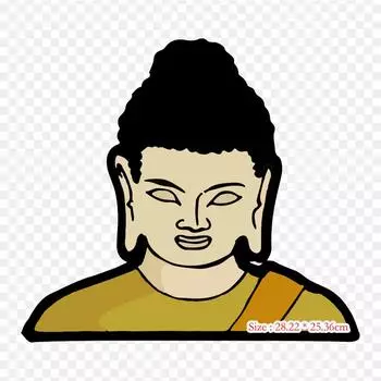 Гаутама Будда клип Арт Золотой Будда термопереносная печать виниловые нашивки наклейки для одежды DIY аппликации моющиеся нашивки