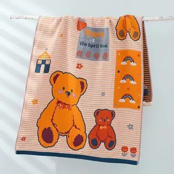 Банное полотенце из марли, четыре слоя, не линяет, большое полотенце для пар, мягкое, впитывающее воду, плотная накидка 70X140 см 70X140cm