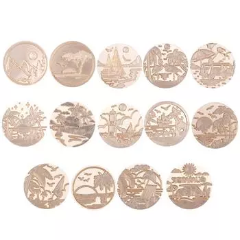 Гавайская сургучная головка для конвертов, свадебных украшений для открыток, скрапбукинга, сургуч, штампы «сделай сам», латунная головка xwy01