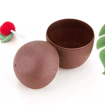 Гавайская вечеринка Ананас Кокосовая чашка для питья Летняя гавайская тропическая вечеринка Декор