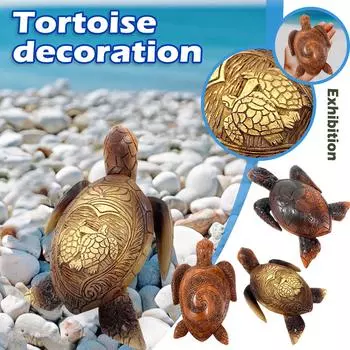 Гавайские имитации животных, украшения из смолы, поделки для украшения сада A