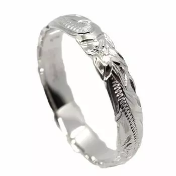 Гавайские украшения кольцо на мизинец вырез серебро 925 [BreezyIsland] женские (нет. US3-JP4)