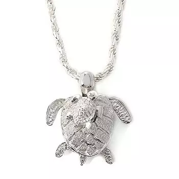 Гавайские украшения ожерелье кулон топ Honu Sea Turtle HONU Sea Turtle ювелирные изделия [LocoMocoAloha] [подлинный продукт]