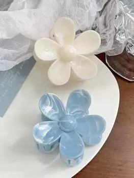 Гавайские заколки-крабы для волос с цветами для женщин с тонкими, густыми, вьющимися волосами, большие банановые заколки 3 дюйма, заколки-крабы с сильной фиксацией для праздничных подарков