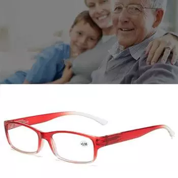 Газета Анти-синий свет Прямоугольный Дальнозоркость 1 шт Очки для чтения родители пожилые Анти-УФ Полнокадровый унисекс +3.0 чёрный
