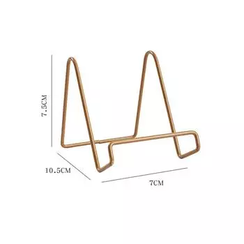 Газетная Книжная Стойка для Хранения Подставка Держатель для Фото Дисплея INS Железная Стойка для Журналов Настольная 7X7.5X10.5cm