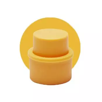 Газированный вакуумный газированный напиток, кола, нажимной тип, крышка для экономии газировки, пробка, крышка под давлением, верхняя часть бутылки жёлтый