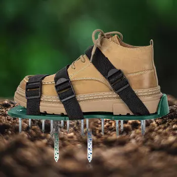 Газон Аэратор Обувь Аэрация Замена Практичный Профессионал с Шипами Прочный