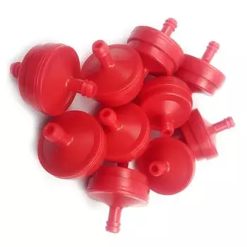 Газонокосилка 1/4 дюйма, замена встроенного газового топливного фильтра для Briggs Stratton 298090, 4105, 298090S, красный