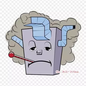 Газовая печь, клип-арт, печь, отопление, вентиляция и утюг с теплообменной печатью, виниловые нашивки, наклейки для одежды, аппликации «сделай сам», моющиеся нашивки