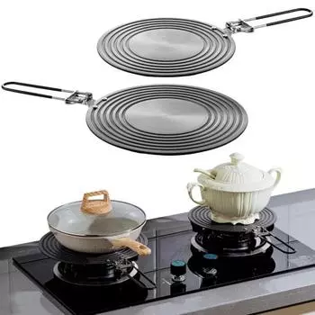 Газовая плита, ручка с защитой от ожогов, варочная панель с быстрым нагревом, круглый рассеиватель тепла, защитные аксессуары для посуды 24cm