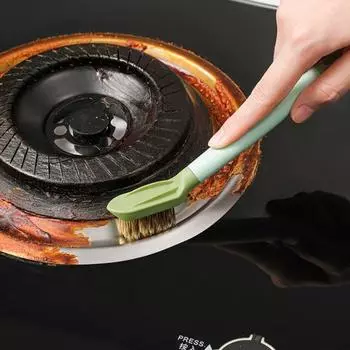 Газовая плита щетка 3 в 1 для ежедневной уборки проволочная щетка многофункциональная 3-в-1 для кухни синий