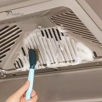 Газовая плита щетка 3 в 1 Ежедневная уборка проволочная щетка многофункциональный кухонный инструмент 3 в 1 с лопаткой прочная проволочная щетка синий