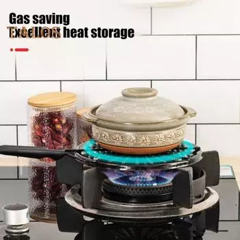Газовая плита Теплорассеивающая пластина Сверхмощная электрическая плита Индукционная плита Теплопроводящая пластина Газовая горелка Кулинария Индукционная варочная панель Адаптер для медленного кипячения 19 cm
