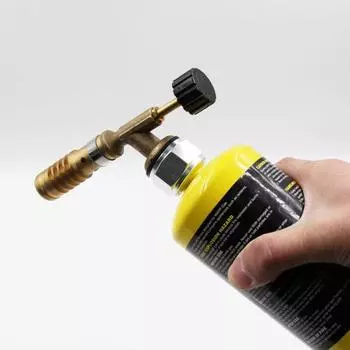 Газовая сварочная горелка, высокопрочная, удобная в использовании, латунная, прочная, бескислородная сварочная горелка для пайки жёлтый