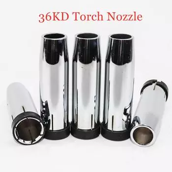 Газовое сопло 36KD, 5 шт., газовое сопло для сварочной горелки MIG, контактный наконечник