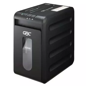 GBC для дома и офиса Очень маленький микрокросс Максимальное количество измельченных документов 5 5 минут непрерывной работы Совместимость с пылесборником 200 Сторона стола