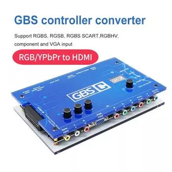 GBS Control GBSC Видеоконвертер VGA Ретро Игровые Приставки Аксессуары HDMI-совместимый Выход для SEGA Dreamcast PlayStation2