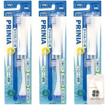 GC GC Plinia Taper Curve Float Brush 2 pieces x 3 pieces Blue Dental exclusive product smile original cotton set [Life included]