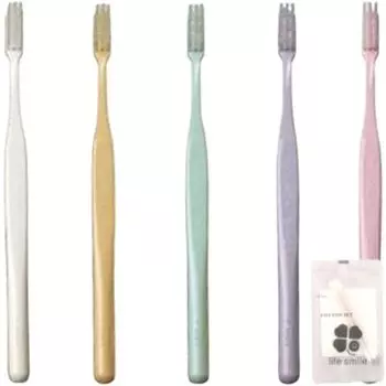 GC Prospec зубная щетка Plus Compact Slim Regular M Dental Exclusive Smile Original Cotton Set [Набор 10] [Life Included]