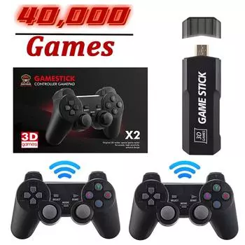GD10 игровой плеер 256G 4K HD игровая консоль двойной беспроводной 2.4G контроллер ретро консоль 58000 игр для PSP рождественский подарок