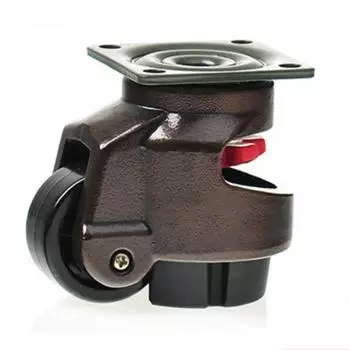 GD-40F/60F/80F, НАГРУЗКА 500 КГ, Колесо регулировки уровня, Плоская опора, Для большого оборудования торгового автомата, Промышленные ролики