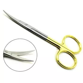 GDC Scissors Iris Tc - Curved (11.5cm) (S5083)