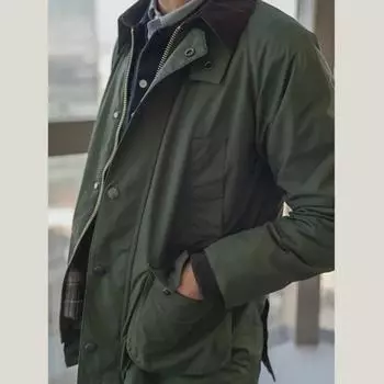 GDDQSDC Винтажная британская вельветовая невощеная ветровка для мужчин и женщин M