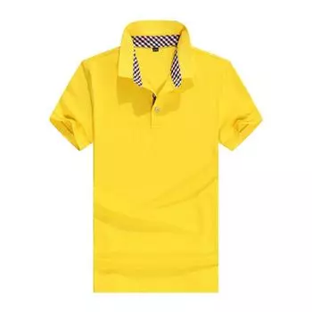 GDS P003 40 поло в клетку с внутренним жемчужным воротником мужское S