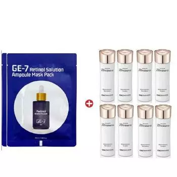 GE7 Retinol Eco Mask 2 листа/ISA KNOX Tervina Regenerating 2 типа 25 мл x 4 набора (смягчитель + эмульсия)