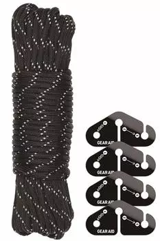 GEAR AID Outdoor Camping Easy Taut Line Kit Paracord и комплект натяжителя для приклеивания лесок, японский 13254 [Оригинальный продукт]