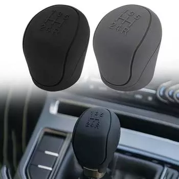 Gear Head Shift Knob Cover Car Grip Handle Case Gear Shift knob Sleeve Automobiles Gear Shift Cover серый