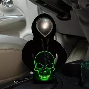 Gear Shift Hoodie Skeleton Gear Stick Sweater 3D Printing Skeleton Gear Shift Hoodie Shift Knob Cover Interior Decorations For