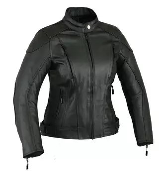 GearX Impact Женская мотоциклетная куртка Женская мотоциклетная кожаная куртка M чёрный