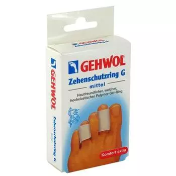 Гелевое кольцо Geball для защиты пальцев ног G, средний размер, 2 шт.