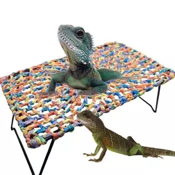 Geckos Lizards Reptiles Hammock Pad Small Pet Toy Summer Bed Swing Lizards Reptiles Terrariums Habitat Decoration